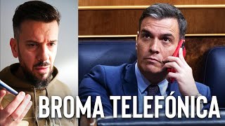 He llamado a Pedro Sánchez ¡Y HA PASADO ESTO 😲  Broma telefónica  LOS MECONIOS  IA [upl. by Ahders]