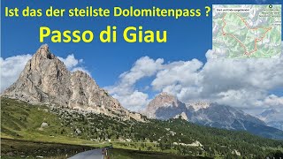 Ist das der steilste Dolomitenpass  Passo di Giau [upl. by Annabella]