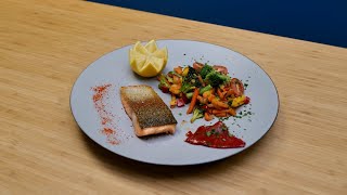 Recette pavé de truite et légumes bio 🐟 [upl. by Gereron494]