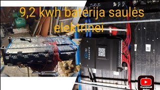 92 kwh baterija saulės elektrinei iš elektrinio automobilio [upl. by Huang]