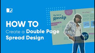 How to Create a Double Page Spread Design  Flipsnackcom [upl. by Goldia]