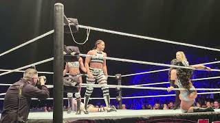 Bianca Belair amp Jade Cargill vs Indi Hartwell amp Candace LaRae – Match WWE Live Rotterdam 2024 [upl. by Kammerer]