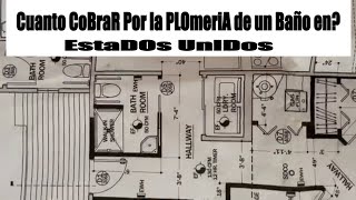 🤑¿Cuánto CoBrar Por La PLomeria de un baño en Estados Unidos [upl. by Maxia]