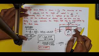 SINGLE SHOE BRAKE  NUMERICAL PROBLEM  PROBLEM NO1  TECHNICAL CLASSES  IN HINDI [upl. by Pansie]