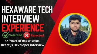 Reactjs Interview Experience in Hexaware Technology reactjsinterviewquestions [upl. by Ical]