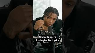 When Rappers Apologize For Lyrics 😳 [upl. by Drusy847]