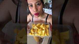 Cutting a fresh pineapple for my healthy lunch today [upl. by Fauman]