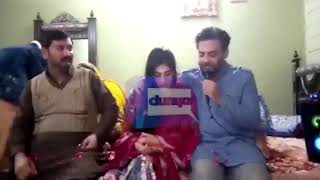 Aamir Liaquat Hussain With Third Wife Syeda Dania Shah  Singing after marriage [upl. by Aroel]