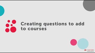 Creating questions to add to MEC 25 courses [upl. by Aissak]