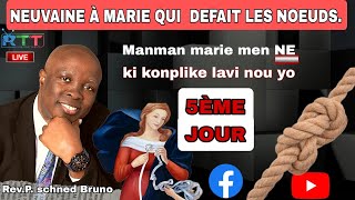 NEUVAINE A MARIE QUI DEFAIT LES NOEUDS 5EME JOUR 02092024 [upl. by Repsac360]