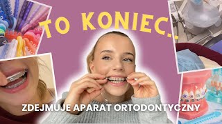 VLOG Zdejmuje aparat ortodontyczny Jak wygląda wizyta i czy to boli 📸🦷 [upl. by Blanka173]