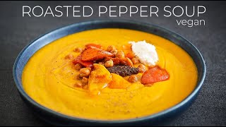 AMAZING Roasted Pepper Soup Recipe to MAKE TODAY [upl. by Minor]