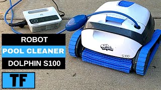 MAYTRONICS DOLPHIN S100 ROBOTIC POOL CLEANER REVIEW  Best Robotic Pool Cleaner [upl. by Ballinger]