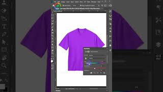 How to TShirt Color Change One Click  beCertified photoshop tshirt color adobe reels shorts [upl. by Gittle]