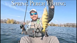 Spring Perch Fishing Lake Simcoe  New Kayak [upl. by Maxine]