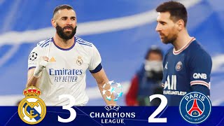 Real Madrid vs PSG 32  round of 16 Champions League 2022 Extended Goals amp Highlights [upl. by Falcone]