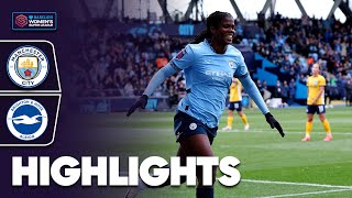 Shaw secures Citys first victory  Manchester City v Brighton Highlights  Barclays WSL 202425 [upl. by Aivila227]