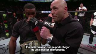 UFC 209 Confira as entrevistas de Tyron Woodley e Stephen Thompson no octógono [upl. by Juanne]