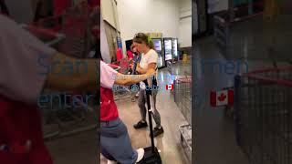 COSTCO membership card must be scan first before entering the store 🇨🇦 [upl. by Levania]