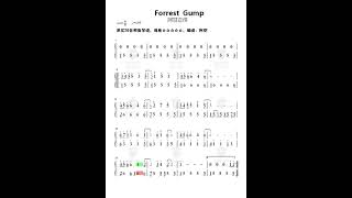 Forrest Gump  seeds kalimba tabs kalimbatabs marimbas kalimbamusic kalimbasongs [upl. by Allicserp]