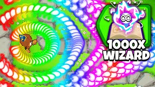 INFINITE Projectile Wizard is absolutely BROKEN in Bloons TD 6 [upl. by Hewet]