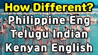 3 Accent English Philippine English Telugu Indian amp Kenyan English Accents in One Go [upl. by Idet]