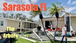 Sarasota and Arbors RV park after hurricane Milton [upl. by Aurelia]