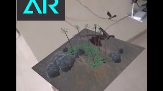 Smaug Dragon in Augmented RealityAR World [upl. by Anircam]