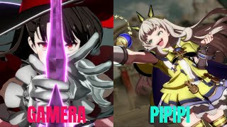 GBVSR High Level Gameplay Gamera Beatrix VS Pipipi Cagliostro [upl. by Yssej]