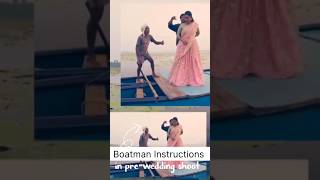 Boatman Instructions in Pre Wedding Shoot 😍😍 [upl. by Erik]