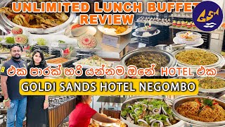 Unlimited Lunch Buffet Goldi Sands Hotel Negombo  Negombo වල Budget Hotel එක​ placetoplace [upl. by Yereffej874]