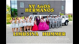 QUINCE AñOS PASEO LIMUSINA HUMMER [upl. by Roon]