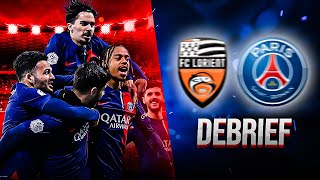 Victoire du PSG 4  1 Face à Lorient  Debrief [upl. by Map]