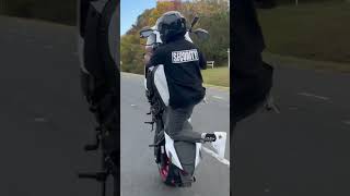 HOW TO WHEELIE A GSXR 750  epic mustwatch shortsviral realbikelifeonly wheelie [upl. by Lahtnero]