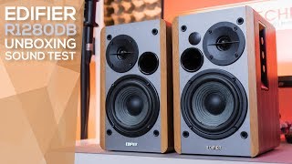 Edifier R1280DB Unboxing Quick Review and Sound Test [upl. by Luhe]