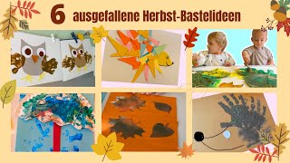 6 ausgefallene HerbstBastelideen  Tolle Idee für den Herbst  Beschäftigung im Herbst🍂 🍁 [upl. by Chamberlin]