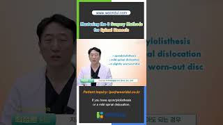 Mastering the 3 Surgery Methods for Spinal Stenosis [upl. by Nosyarg341]