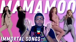 THESE VOCALS 😲  FIRST TIME LISTENING to Mamamoo’s Immortal Songs Medley  REACTION [upl. by Lindbom22]