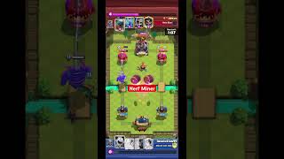 Supercell pls nerv Miner 🙏🏼💀miner clashroyale pekka nerfminer [upl. by Siuqram]