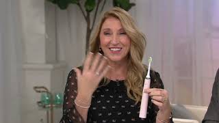 Philips Sonicare DiamondClean Toothbrush with Charging Glass on QVC [upl. by Courtland]