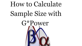 How to calculate sample size with G Power gpower [upl. by Arinaid]