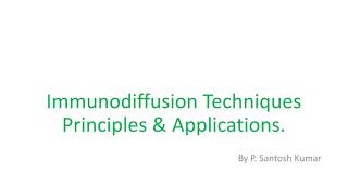 Immunodiffusion techniques part 2 [upl. by Leribag]