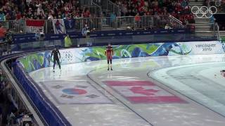 Mens 500M Speed Skating Highlights  Vancouver 2010 Winter Olympic Games [upl. by Acinet]