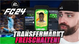 EAFC24 TRANSFERMARKT FREISCHALTEN✅🔥 FC24 Tutorial Deutsch [upl. by Nythsa60]