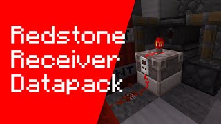 Minecraft  Redstone Receivers Datapack [upl. by Verner]