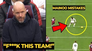 Ten Hag UPSET after Kobbie Mainoo MISTAKES made Man United loss 20 against West Ham  Man Utd News [upl. by Arathorn]