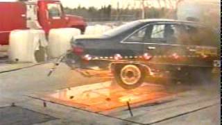 1986 Chevrolet C10 Vs 1991 Chevrlet Caprice NHTSA AngledSide Impact [upl. by Randi]