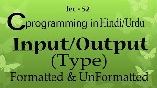 input output type console io file io c programming tutorials [upl. by Alfredo292]