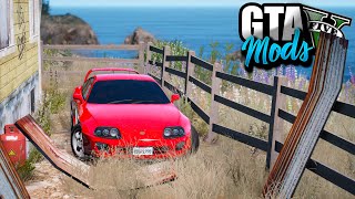 FUGA ENTRE AMIGOS INSANA DE TOYOTA SUPRA NÍVEL HARD  GTA 5 MODS [upl. by Cynthla]