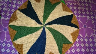 paidan की बिल्कुल नयी खूबसूरत डिजाइन । How to make new doormat design । पायदानबनाना [upl. by Hurd]